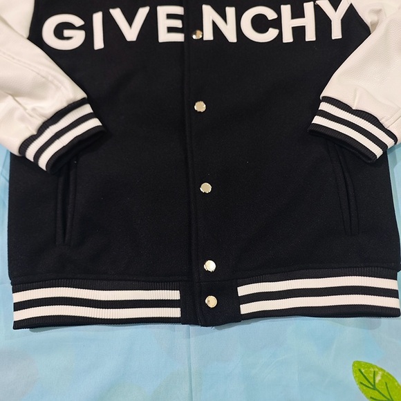 Givenchy Wool and Leather Bomb Jacket - Picture 7 of 10